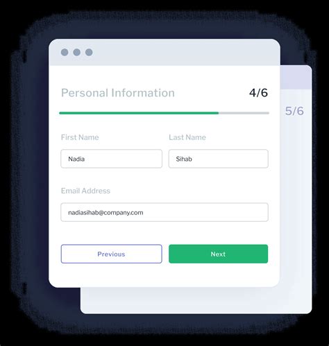 multi page form examples