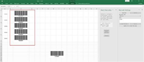 multiple qr code generator excel