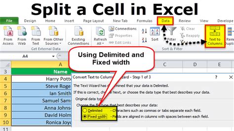 multiple rows in one cell excel split