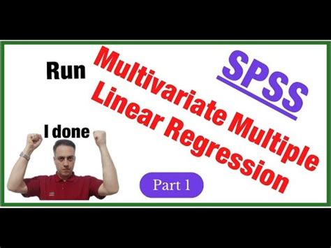 multivariate multiple linear regression in spss