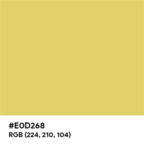 muted yellow color code