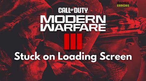 mw3 loading screen stuck