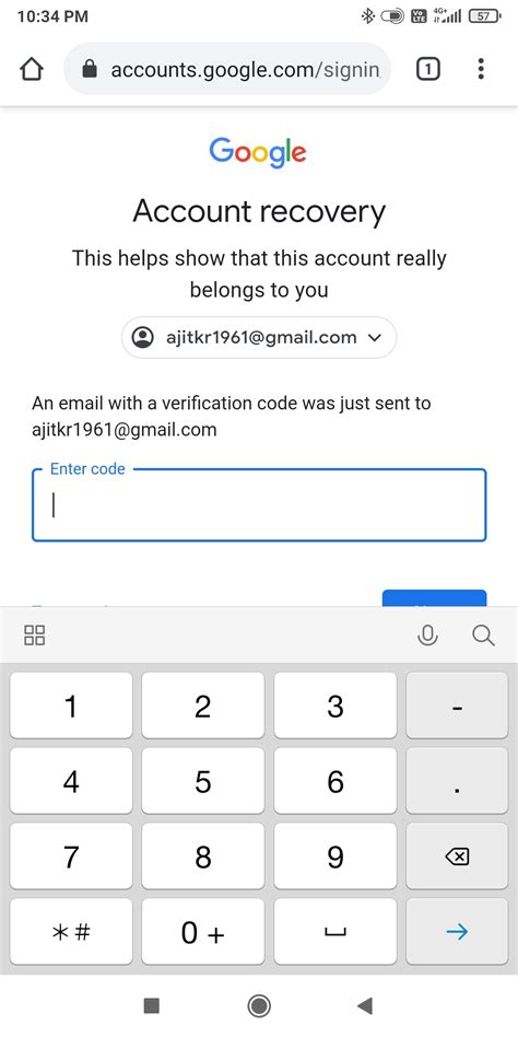 my gmail can t receive verification code