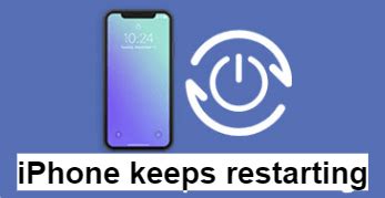 my iphone keeps crashing and restarting