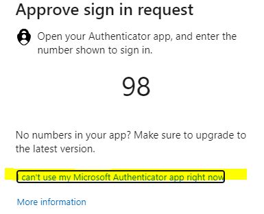 my microsoft authenticator app is not receiving verification code