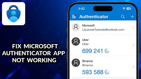 my microsoft authenticator is not working