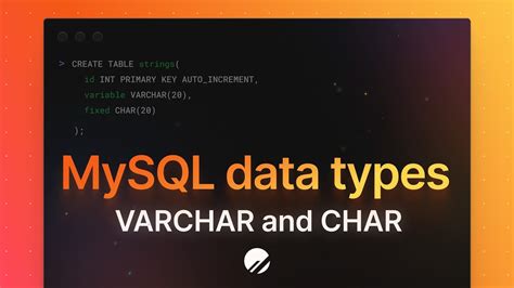 mysql data types varchar