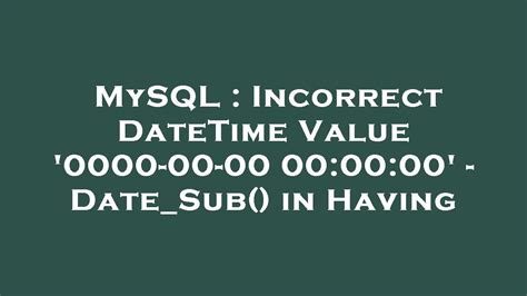 mysql date default value 0000