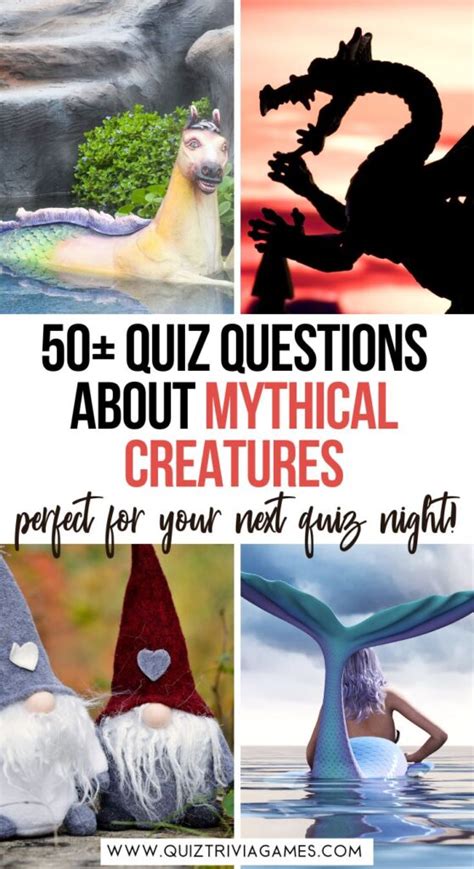 mythical creatures trivia questions and answers
