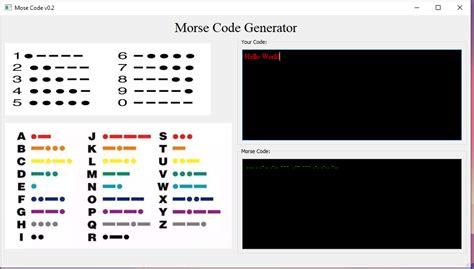 name in morse code generator
