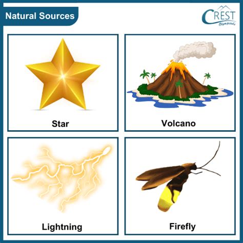 name some natural sources of light