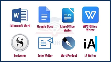 name two examples of word processing applications