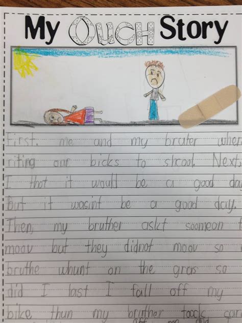 narrative writing examples for grade 2