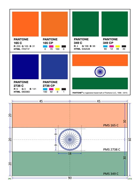 national flag colour code