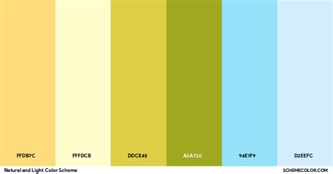 natural light colour code