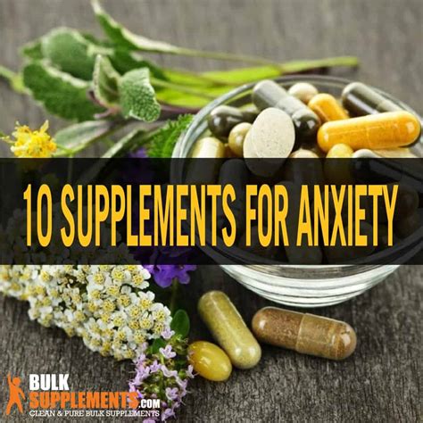 natural supplements to help anxiety