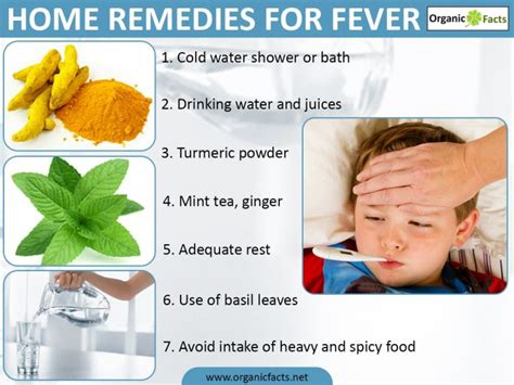 natural ways to reduce a fever in children