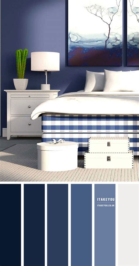 navy and white colour scheme