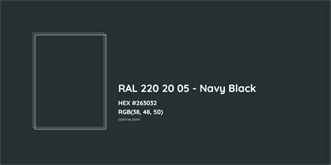 navy black colour code