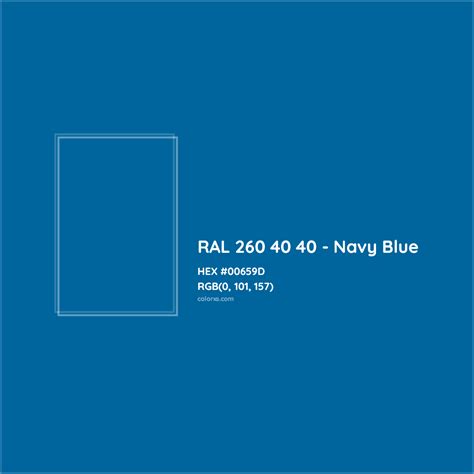navy blue colour ral code
