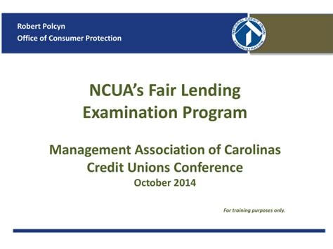 NCUA National Examination Program