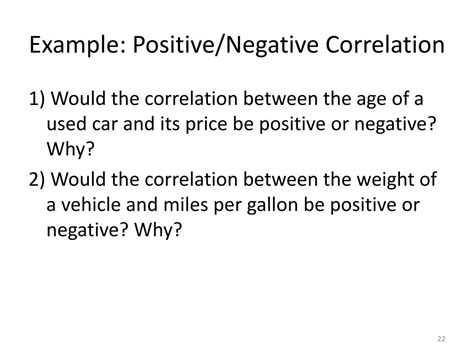 negative and positive correlation examples