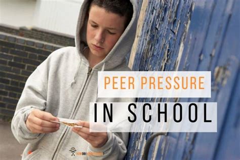 negative peer pressure examples for students in school