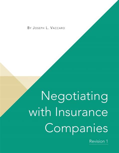 Negotiating with Insurance Companies