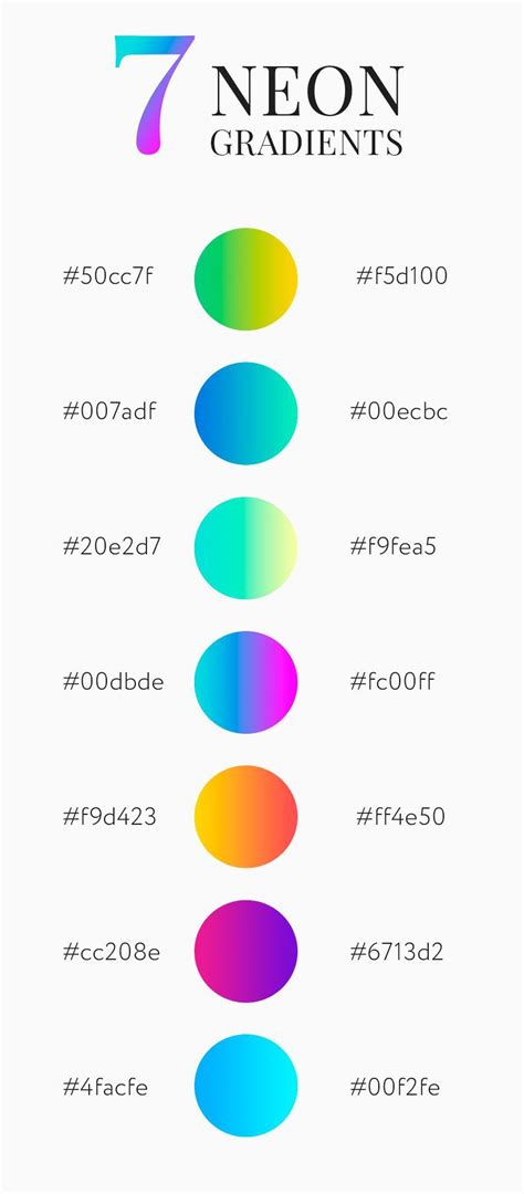 neon color code in html