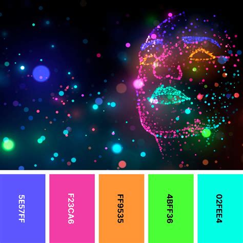 neon dark color code