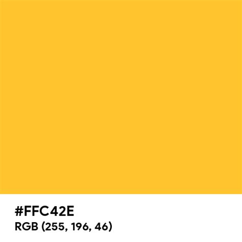 neon gold color code