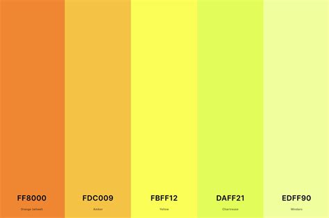 neon gold hex code