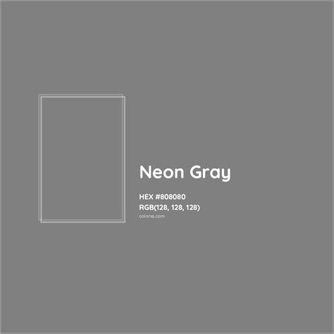neon grey color code