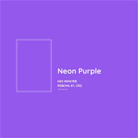 neon violet colour code