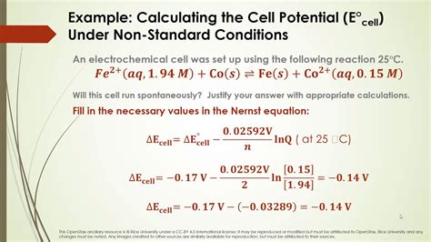 nernst equation practice problems with answers