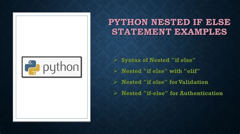 nested if else in python exercises pdf