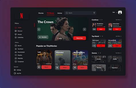 netflix interface