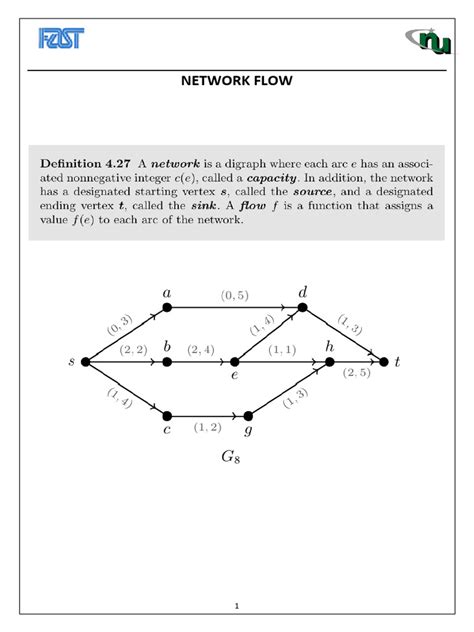 network flow in graph theory pdf