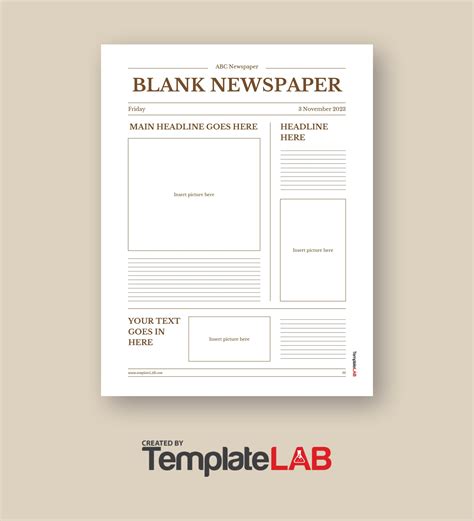 News Template Paper