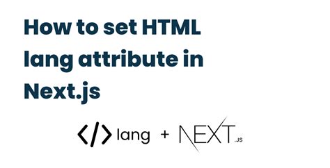 next js set html lang