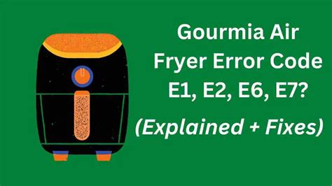ninja air fryer error code e7
