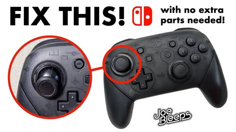 nintendo switch pro controller broken joystick