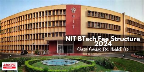 nit fee structure