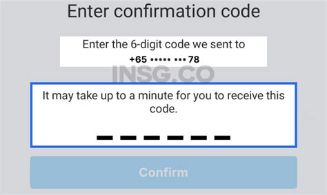 no confirmation code from instagram