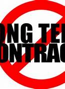 No long term contracts