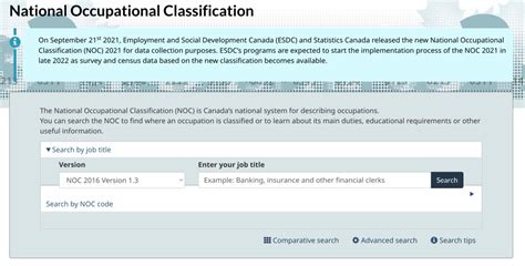 noc code for self employed
