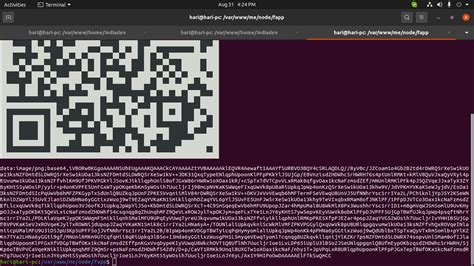 node generate qr code