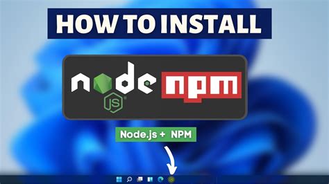 Node.js installer on Windows