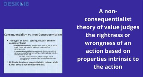 non consequentialist ethics examples