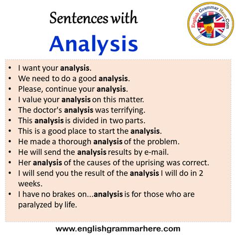 non examples of analyze in a sentence